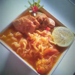 indomie kuah asam pedas 